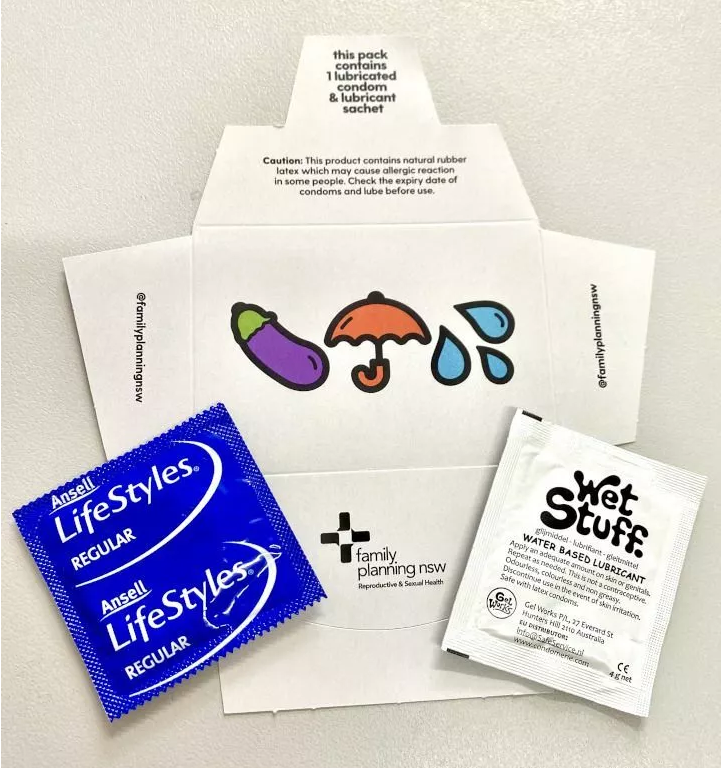 Safe Sex packs for young people - Bundle of 50 - NSW Only