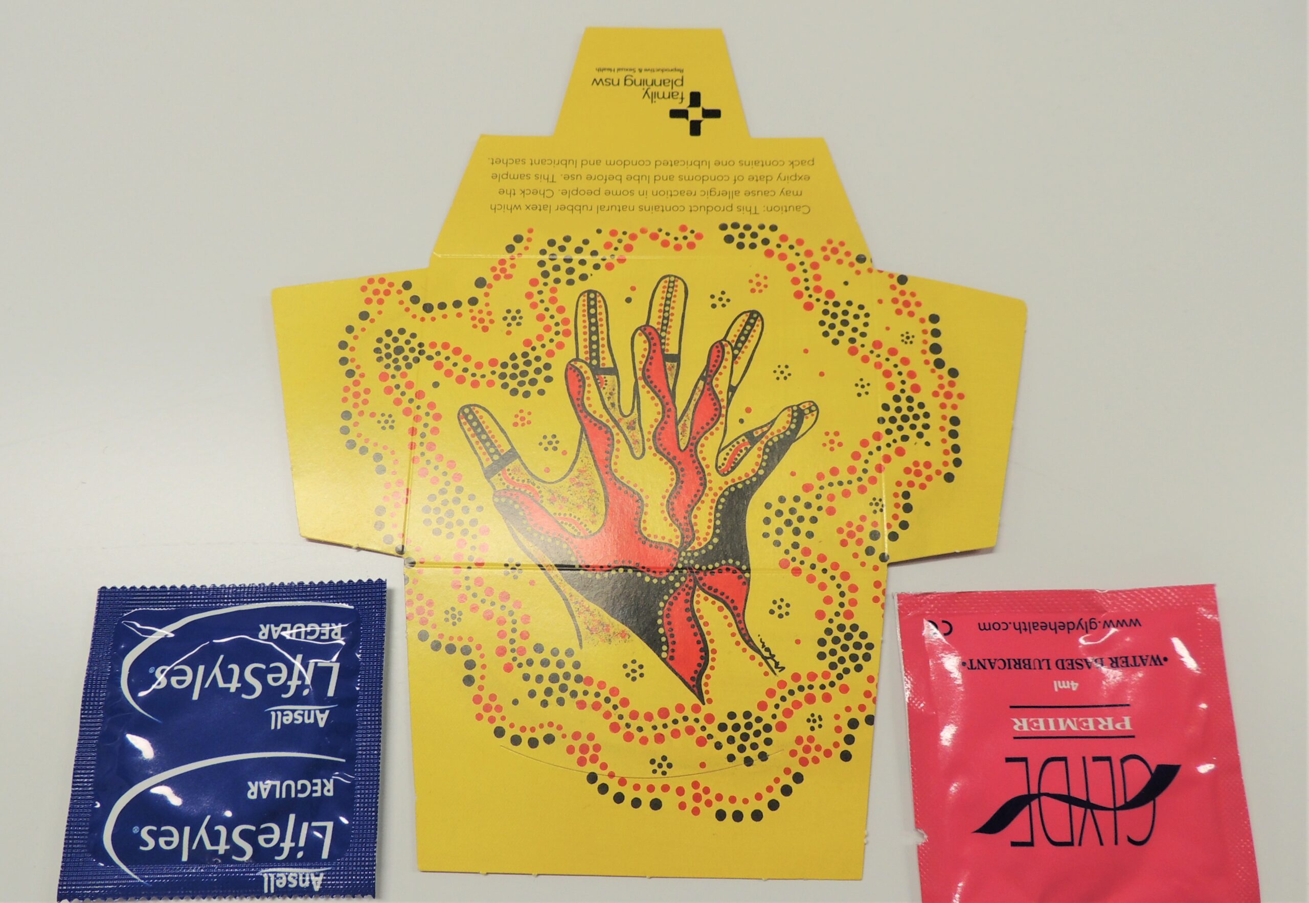 Safe Sex packs for young people - Aboriginal & Torres Strait islander Communities Design  Bundle of 50 - NSW Only (Copy)